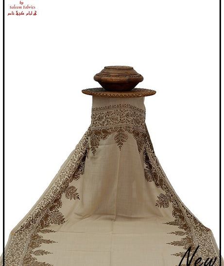 Ari Work Medium Border Shawl D#91-1