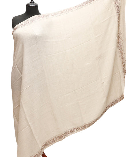 Ari Work Medium Border Shawl D#85-8