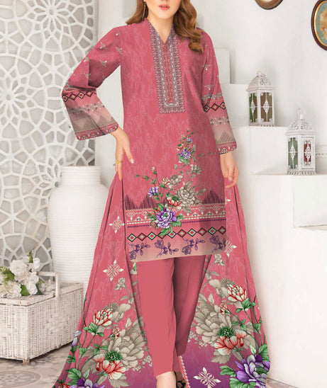 Armanish Slub Linen'23 D#7946 (Pink)