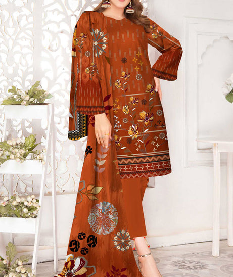 Armanish Slub Linen'23 D#7947 (D Rust)