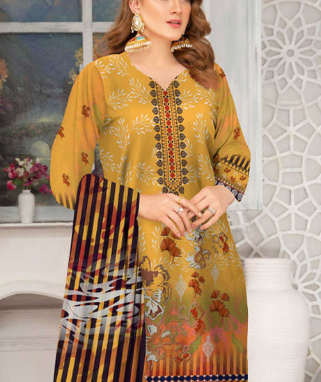 Armanish Slub Linen'23 D#7948 (Yellow)