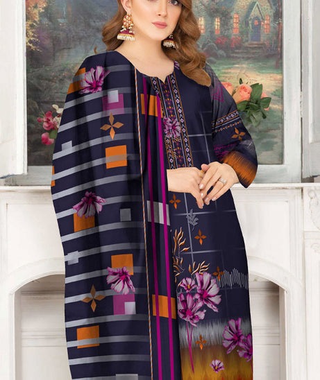 Armanish Slub Linen'23 D#7949 (Black)