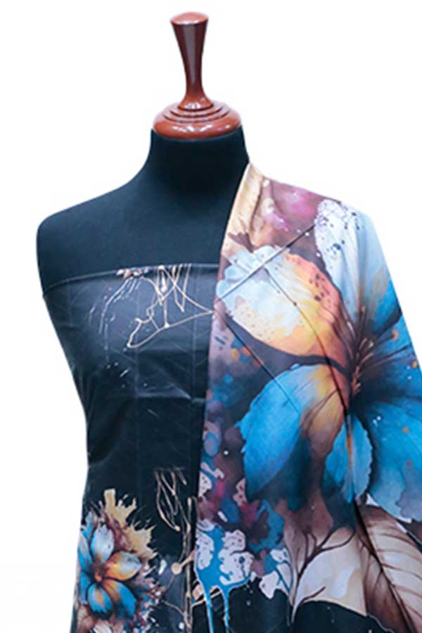 Armanish Slub Linen`24 D#9005 Black