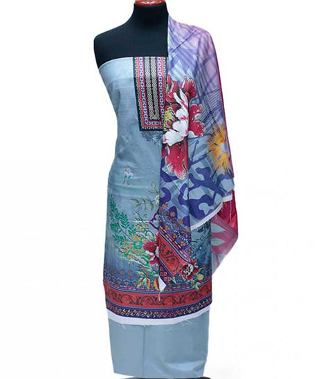 Armanish Slub Linen`24 D#9007 Grey