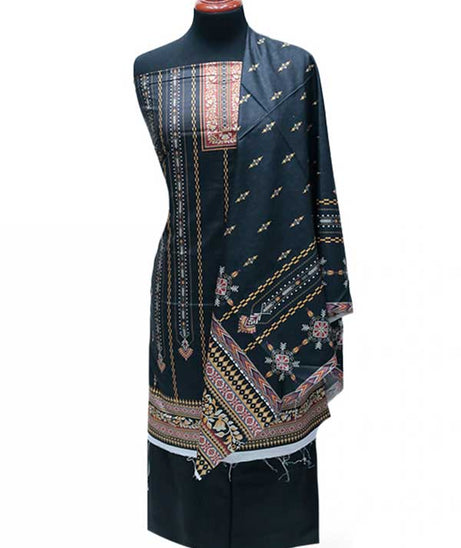 Armanish Slub Linen`24 D#9350 Black