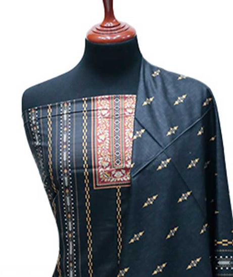 Armanish Slub Linen`24 D#9350 Black