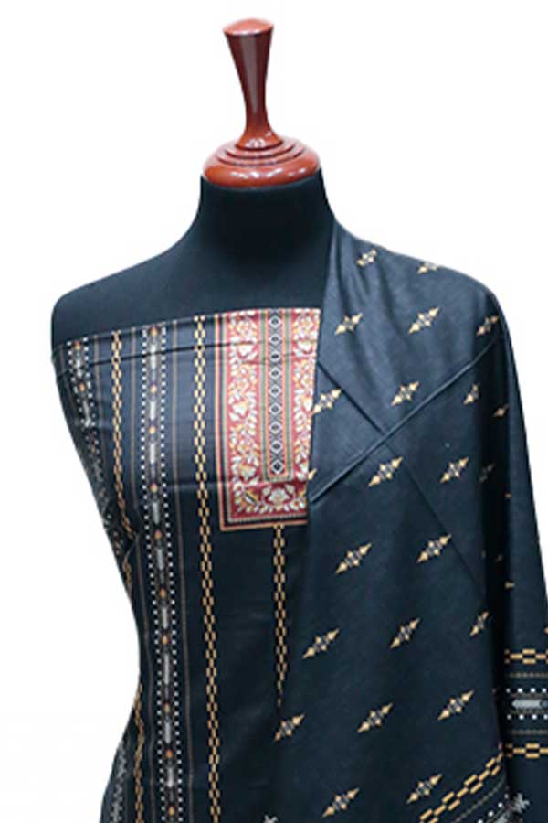 Armanish Slub Linen`24 D#9350 Black