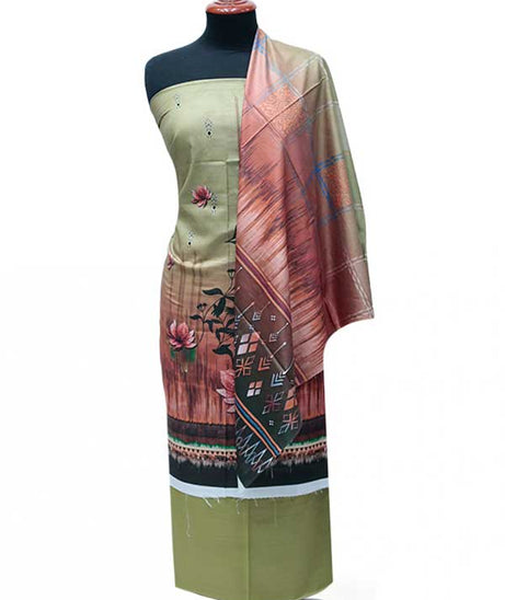 Armanish Slub Linen`24 D#9357 M-Green