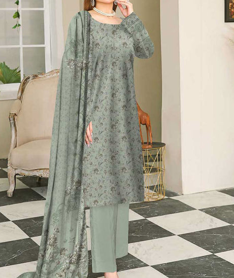 Armanish Slub Linen'23 D#7604 (Green)