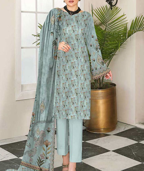 Armanish Slub Linen'23 D#7609 (L Green)