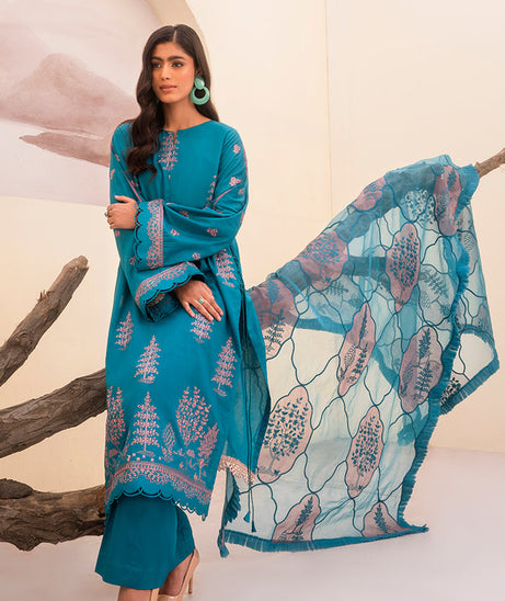 Humdum Arzu Luxury Lawn'24 D#07