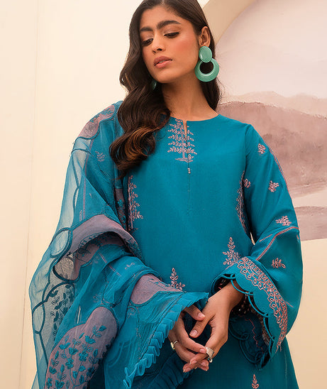 Humdum Arzu Luxury Lawn'24 D#07