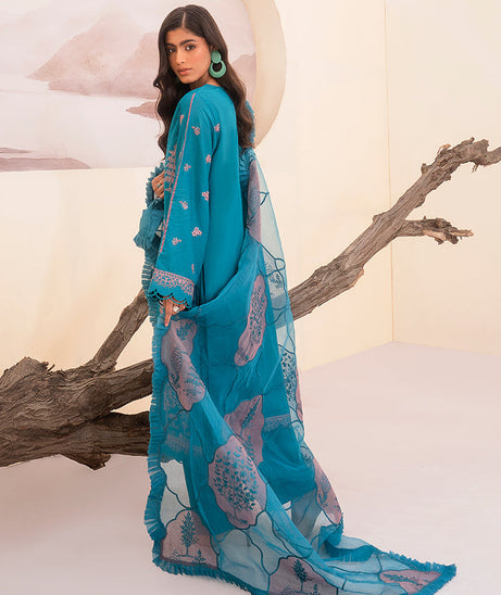 Humdum Arzu Luxury Lawn'24 D#07