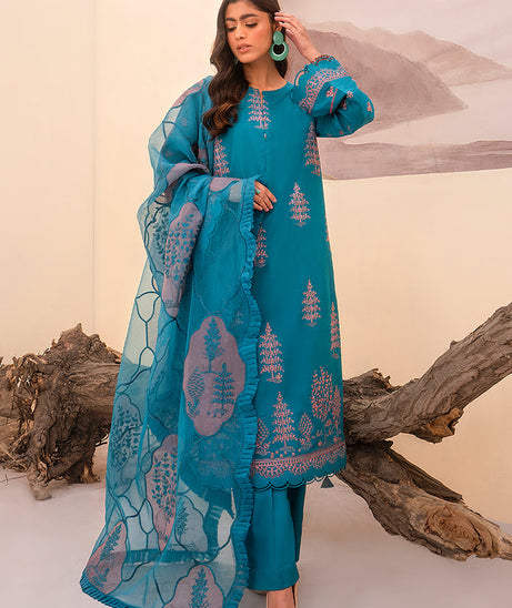 Humdum Arzu Luxury Lawn'24 D#07