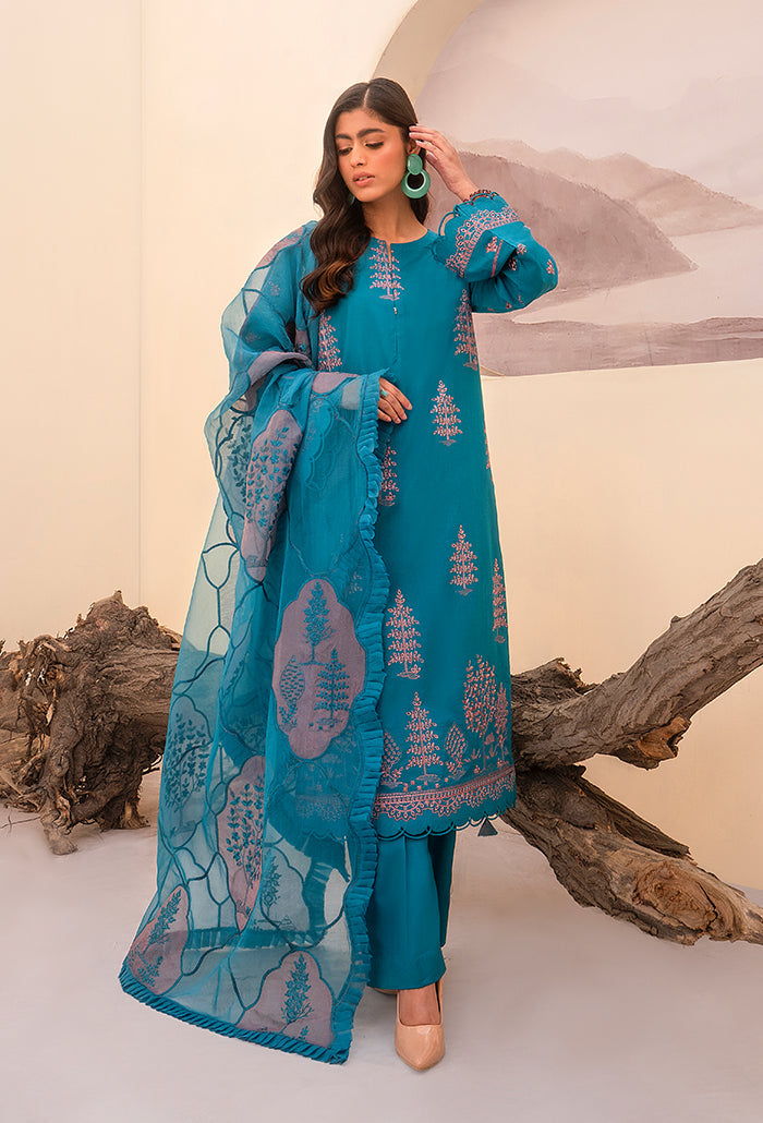Humdum Arzu Luxury Lawn'24 D#07