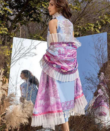 Asifa &amp; Nabeel Aleyna Lawn Summer'23 ASL#10 (Morning Glory)