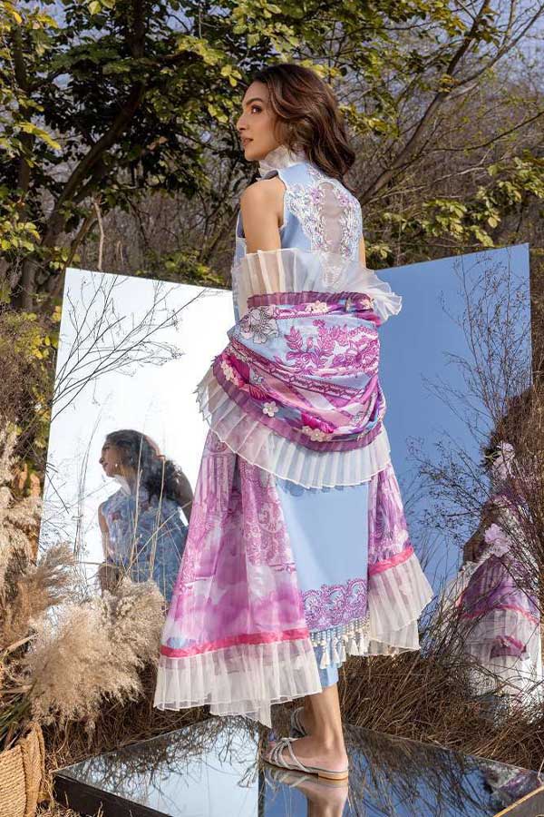 Asifa &amp; Nabeel Aleyna Lawn Summer'23 ASL#10 (Morning Glory)