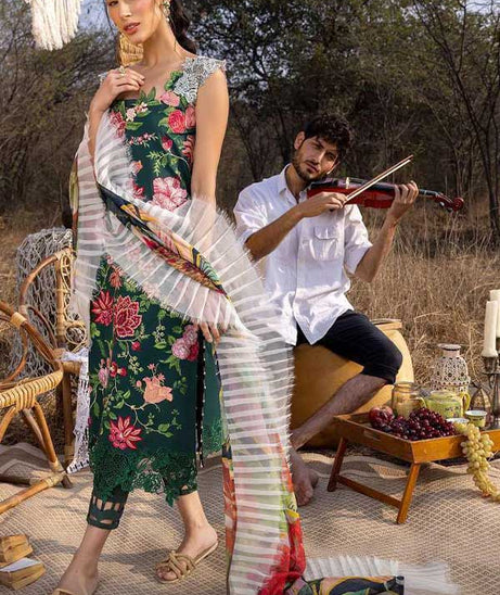 Asifa &amp; Nabeel Aleyna Lawn Summer'23 ASL#02 (Gardenia)