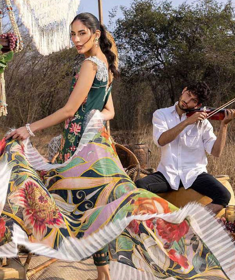Asifa &amp; Nabeel Aleyna Lawn Summer'23 ASL#02 (Gardenia)