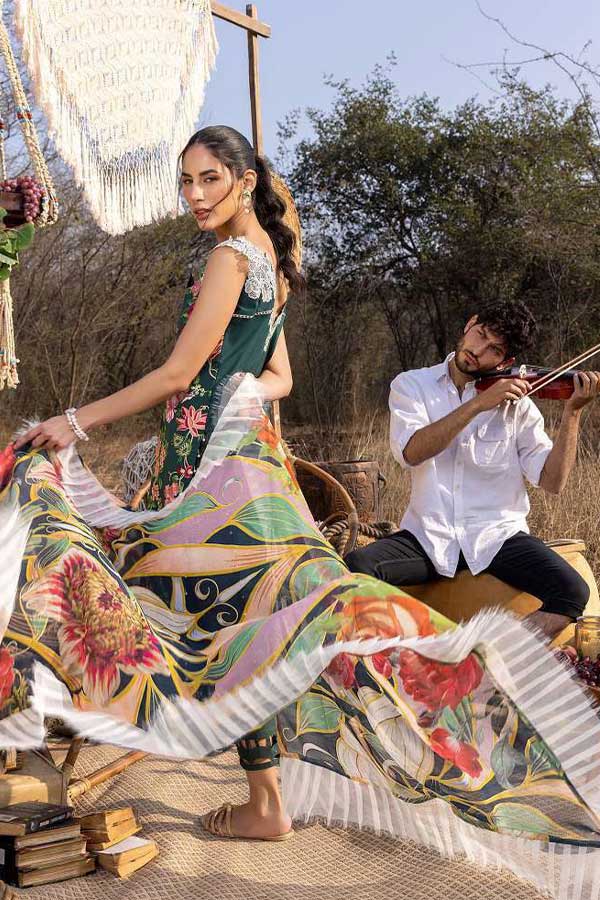 Asifa &amp; Nabeel Aleyna Lawn Summer'23 ASL#02 (Gardenia)