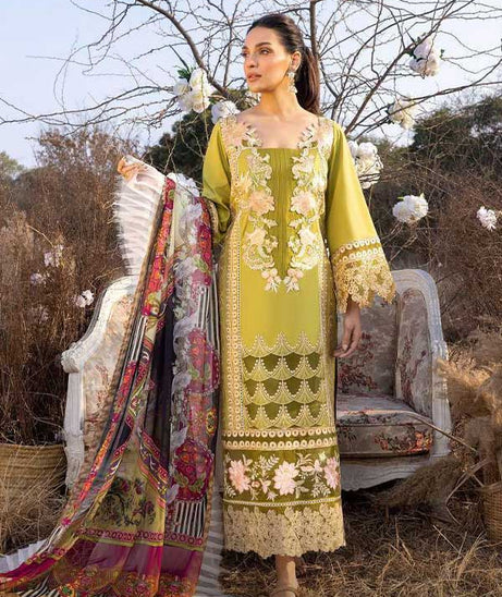 Asifa &amp; Nabeel Aleyna Lawn Summer'23 ASL#05 (Daylily)