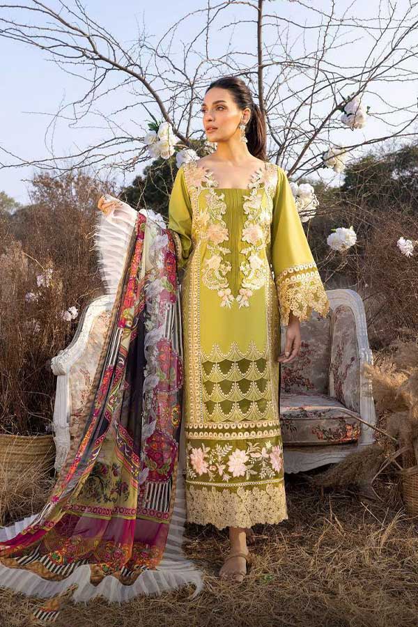 Asifa &amp; Nabeel Aleyna Lawn Summer'23 ASL#05 (Daylily)