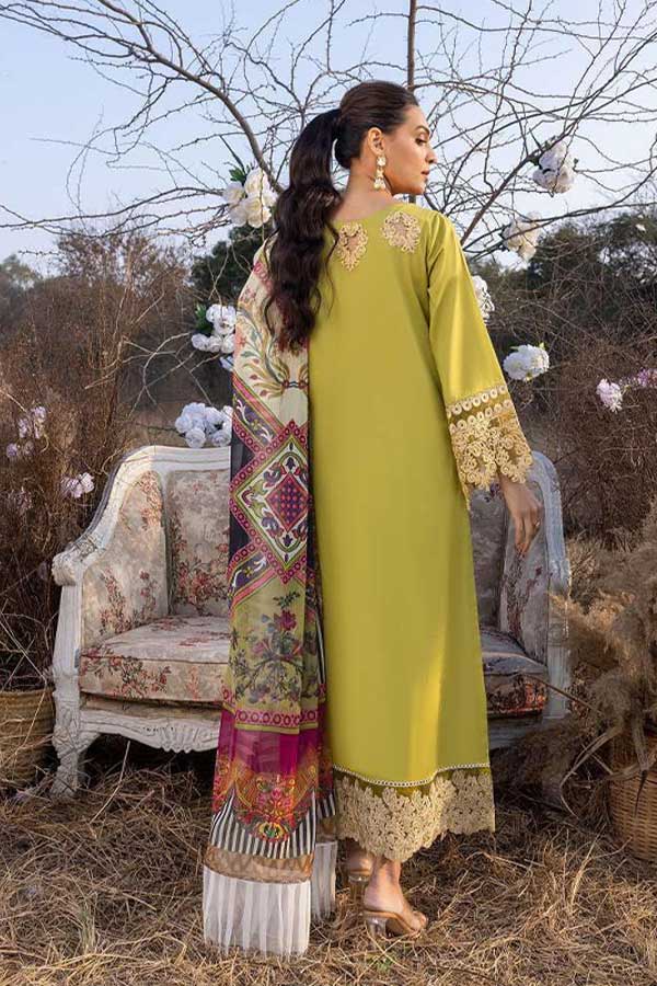 Asifa &amp; Nabeel Aleyna Lawn Summer'23 ASL#05 (Daylily)