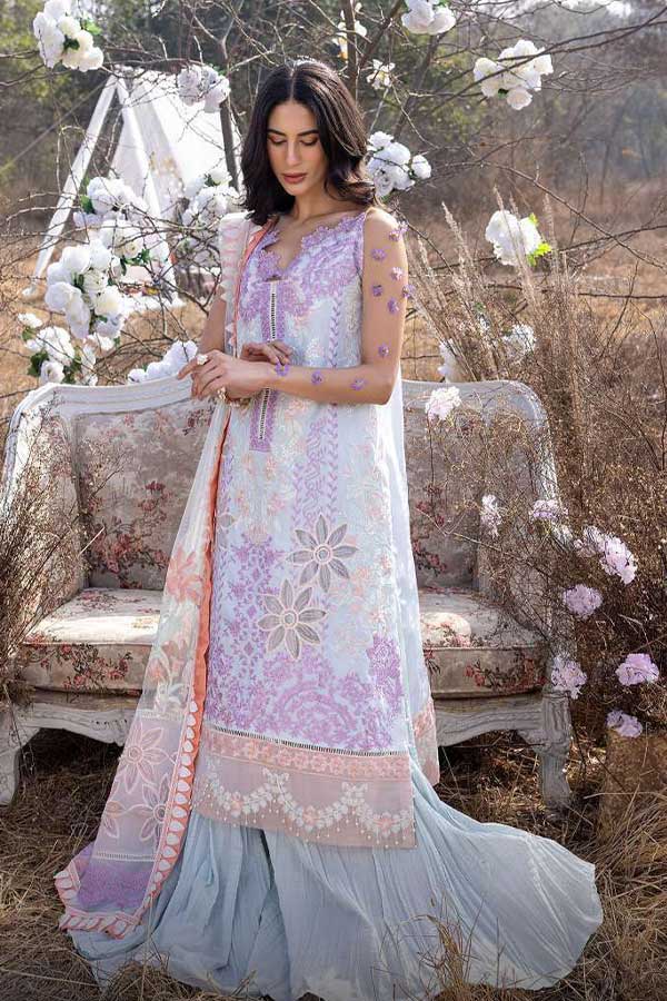 Asifa &amp; Nabeel Aleyna Lawn Summer'23 ASL#06 (Daisy B)