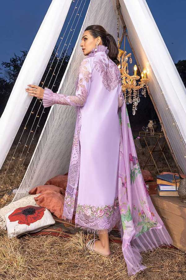 Asifa &amp; Nabeel Aleyna Lawn Summer'23 ASL#07 (Lilas)