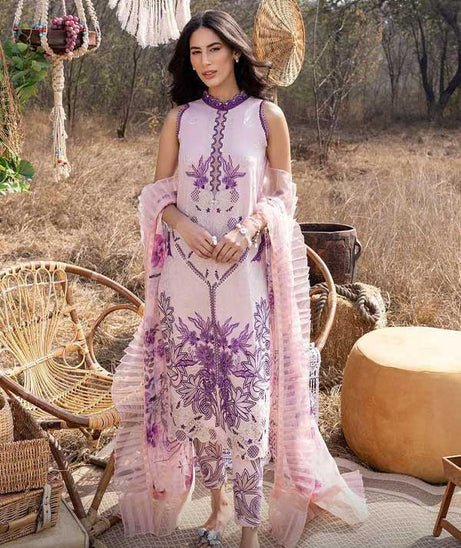 Asifa &amp; Nabeel Aleyna Lawn Summer'23 ASL#08 (Zinnia)