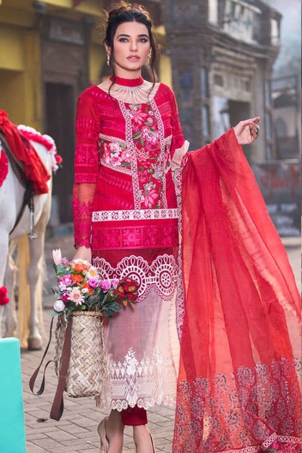 Asifa &amp; Nabeel Luxury Lawn 2 S/S`21 LA#12