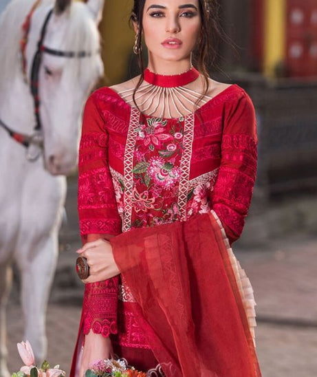 Asifa &amp; Nabeel Luxury Lawn 2 S/S`21 LA#12
