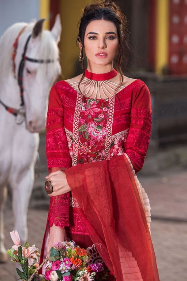 Asifa &amp; Nabeel Luxury Lawn 2 S/S`21 LA#12