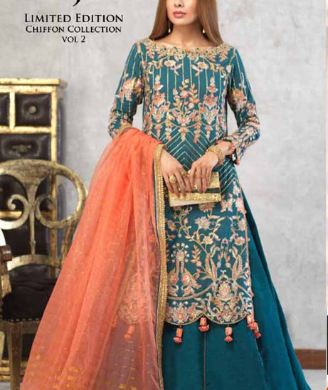 Asim Jofa Limited Edition Chiffon'21 Vol-2 D#18