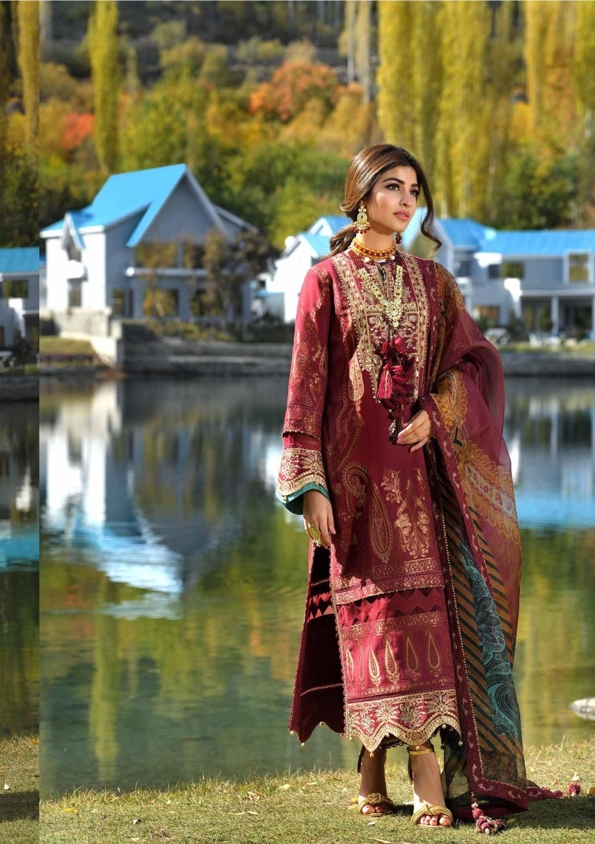 Asim Jofa Shehr-E-Yaar Luxury Lawn'22 AJSL#15