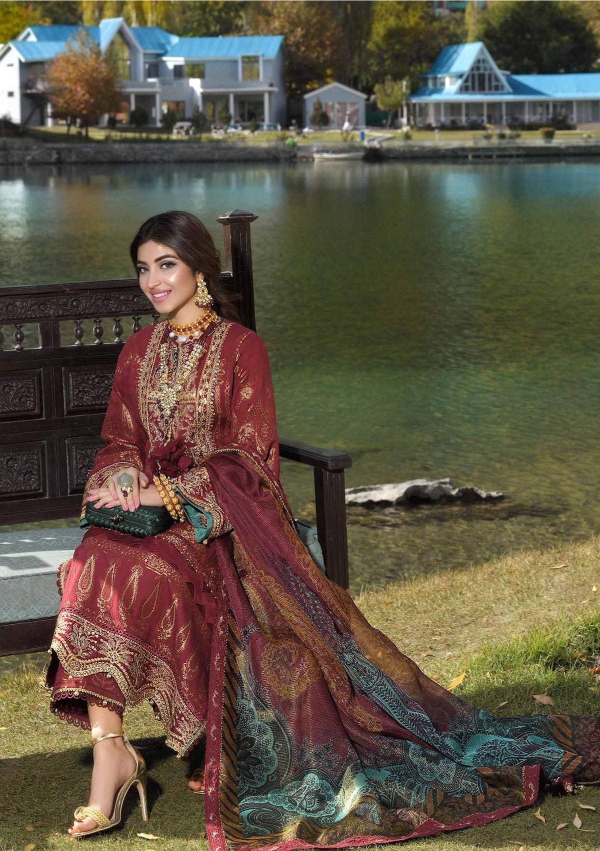 Asim Jofa Shehr-E-Yaar Luxury Lawn'22 AJSL#15