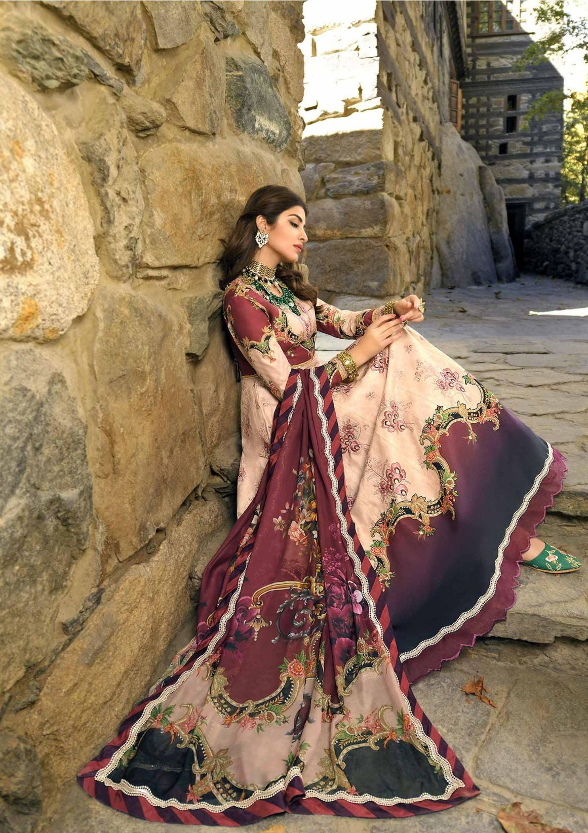 Asim Jofa Shehr-E-Yaar Luxury Lawn'22 AJSL#17