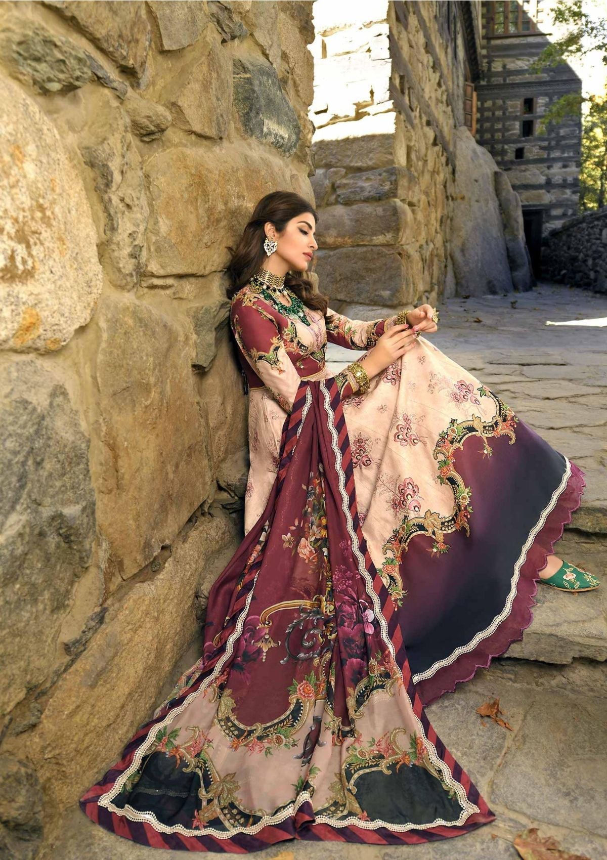 Asim Jofa Shehr-E-Yaar Luxury Lawn'22 AJSL#17