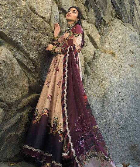 Asim Jofa Shehr-E-Yaar Luxury Lawn'22 AJSL#17