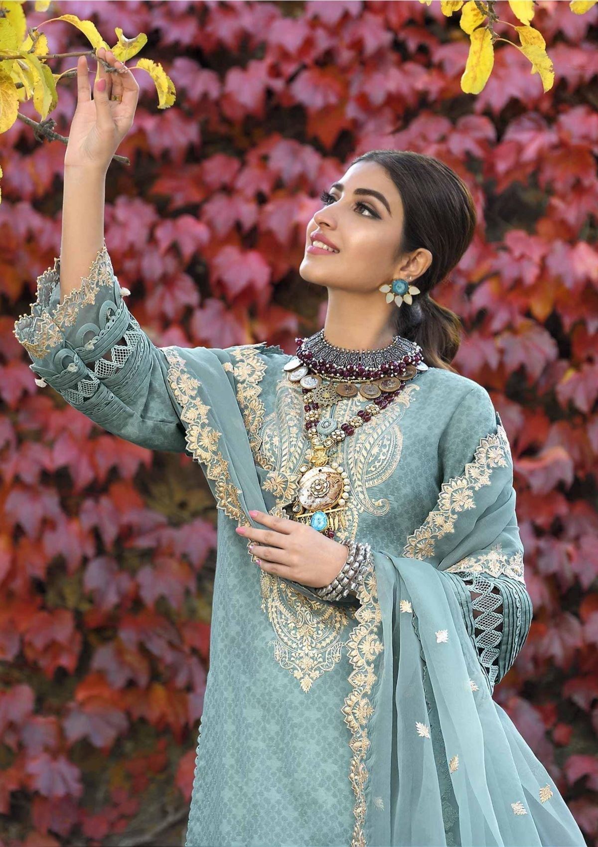 Asim Jofa Shehr-E-Yaar Luxury Lawn'22 AJSL#21