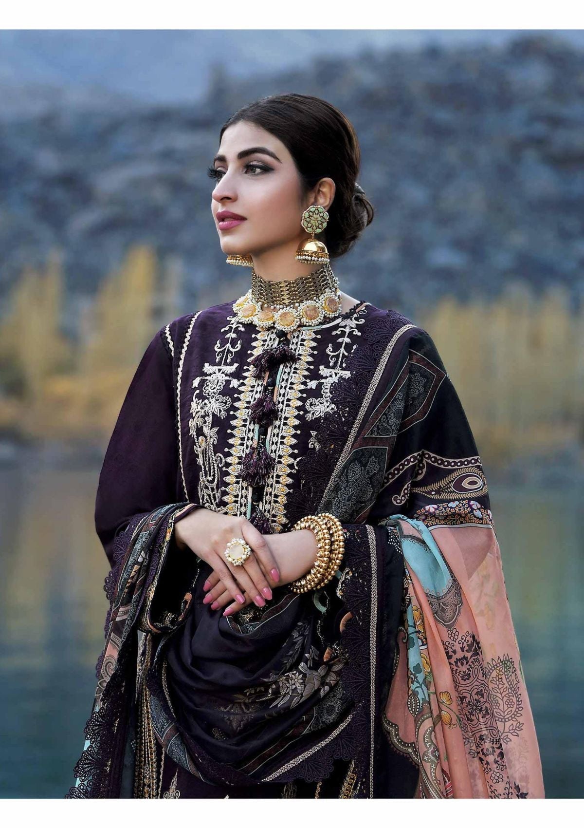 Asim Jofa Shehr-E-Yaar Luxury Lawn'22 AJSL#22