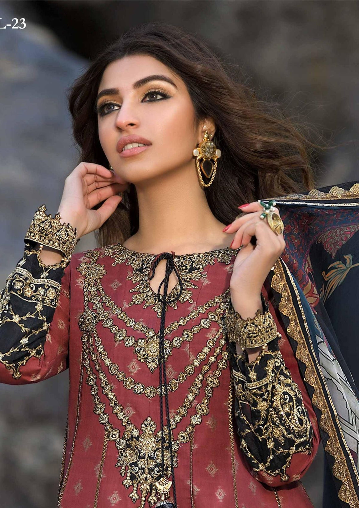 Asim Jofa Shehr-E-Yaar Luxury Lawn'22 AJSL#23
