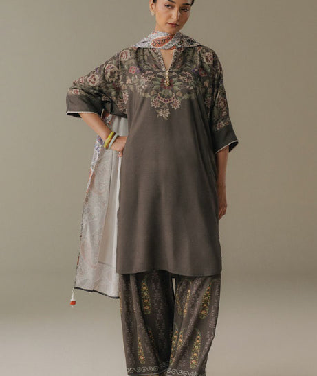 Coco By Zara Shahjahan Prints V-5`25 (D#10A)