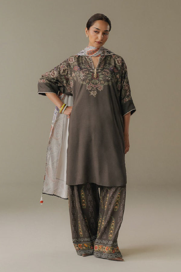 Coco By Zara Shahjahan Prints V-5`25 (D#10A)