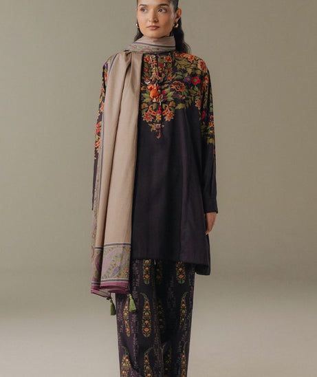 Coco By Zara Shahjahan Prints V-5`25 (D#10B)