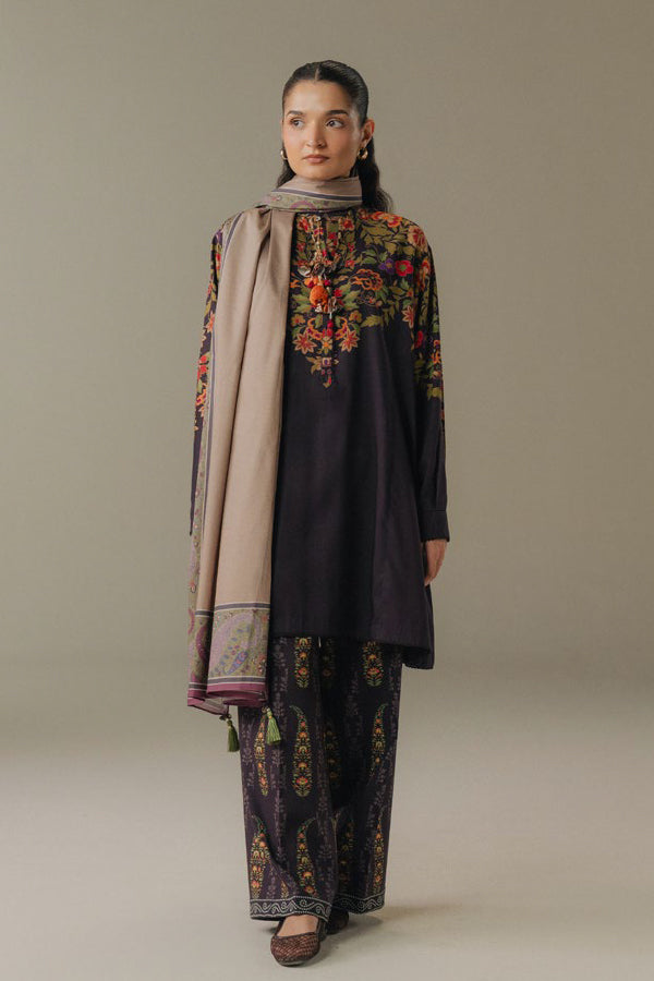 Coco By Zara Shahjahan Prints V-5`25 (D#10B)