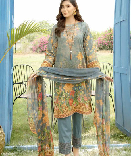 Ayra Masoori D/Print Lawn`21 D#04