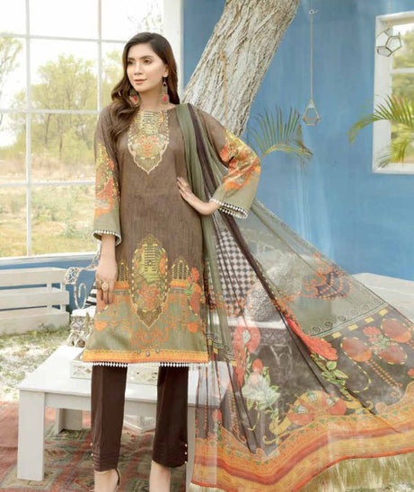 Ayra Masoori D/Print Lawn`21 D#06