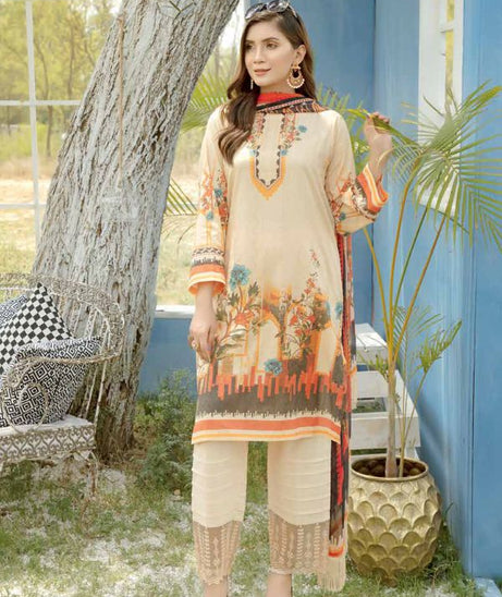 Ayra Masoori D/Print Lawn`21 D#07