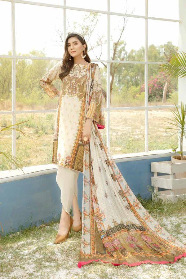 Ayra Masoori D/Print Lawn`21 D#09